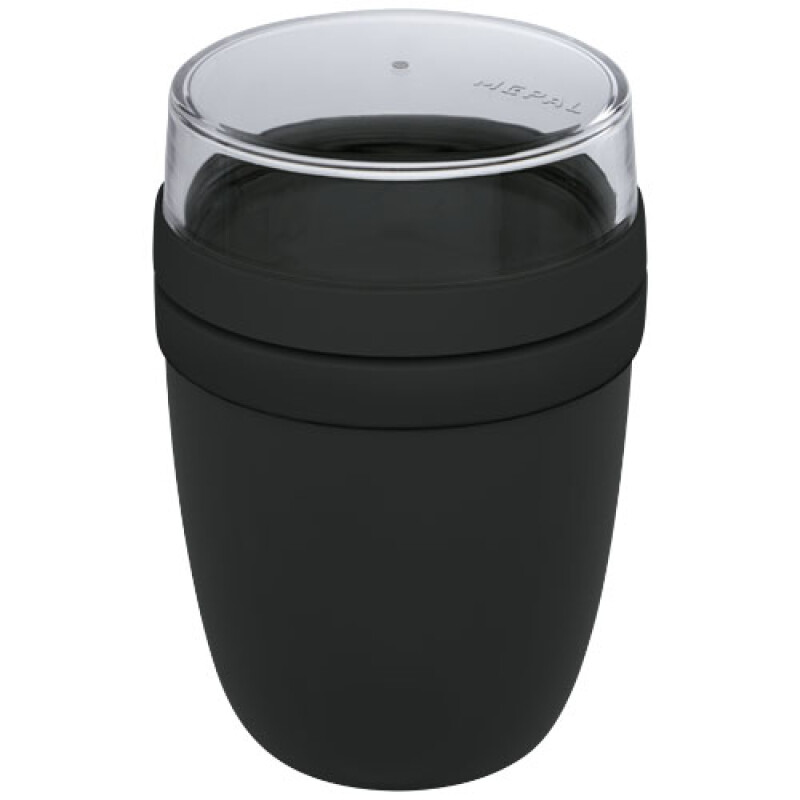 Kelímkový lunchbox se 2 oddíly, tmavě šedý