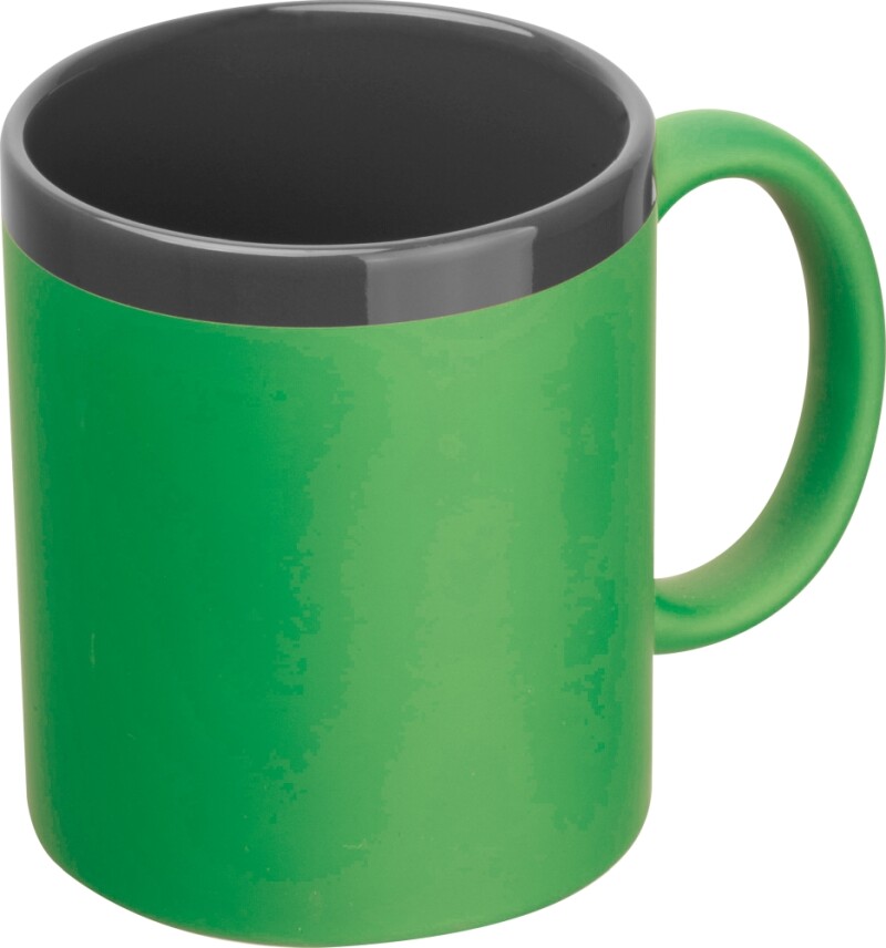 Keramický hrnek 300 ml, zelená