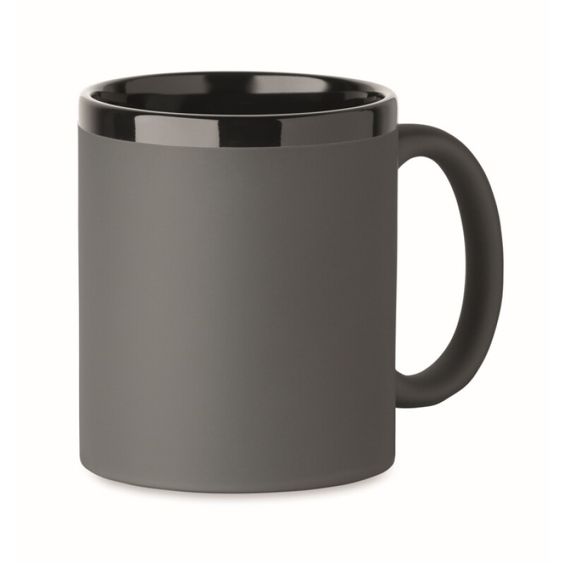 Keramický hrnek na laser 300ml, tmavě šedá
