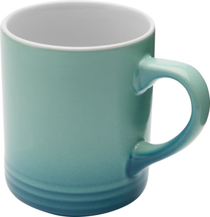 YELDAN Keramický hrnek o objemu 330 ml, tyrkysová