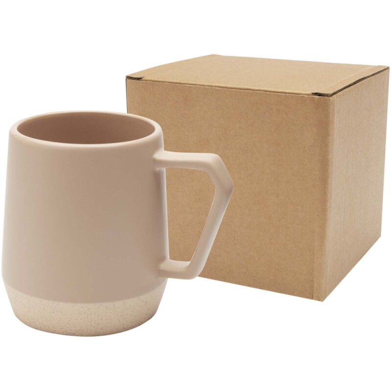 Keramický hrnek s matným povrchem 300 ml, béžová