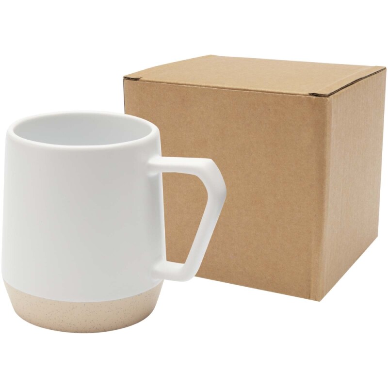 Keramický hrnek s matným povrchem 300 ml, bílá