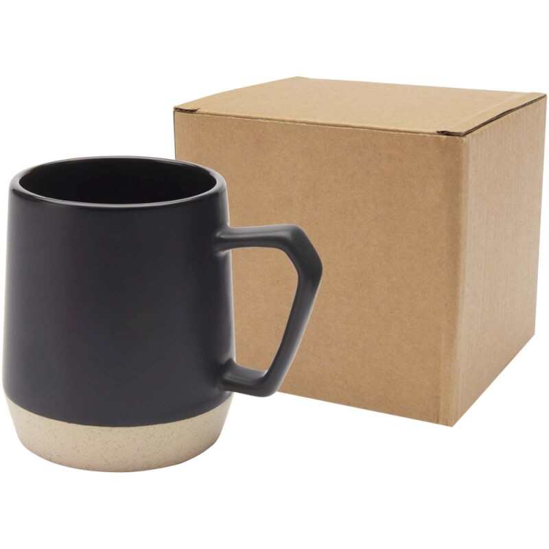 Keramický hrnek s matným povrchem 300 ml, černá