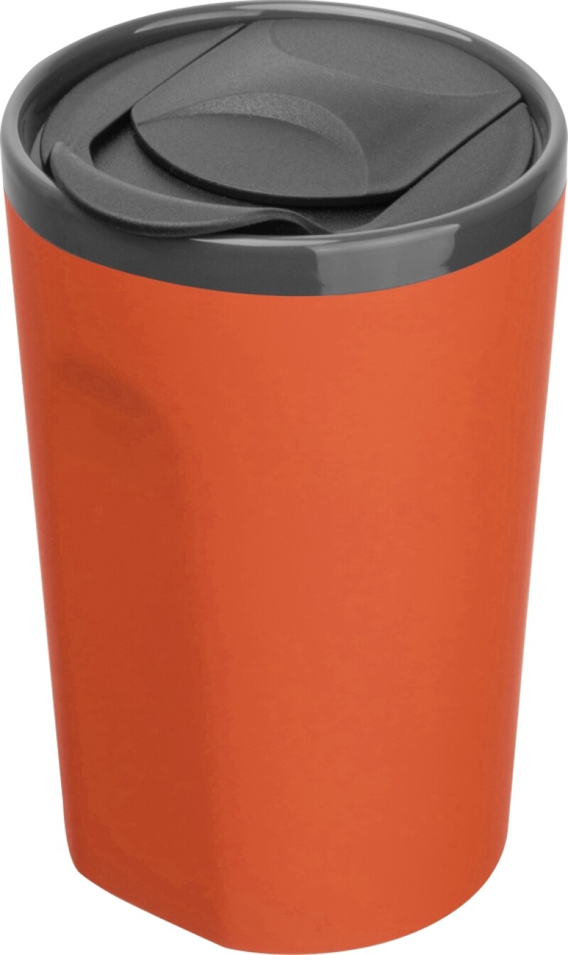 Keramický pohárek 400 ml, oranžová