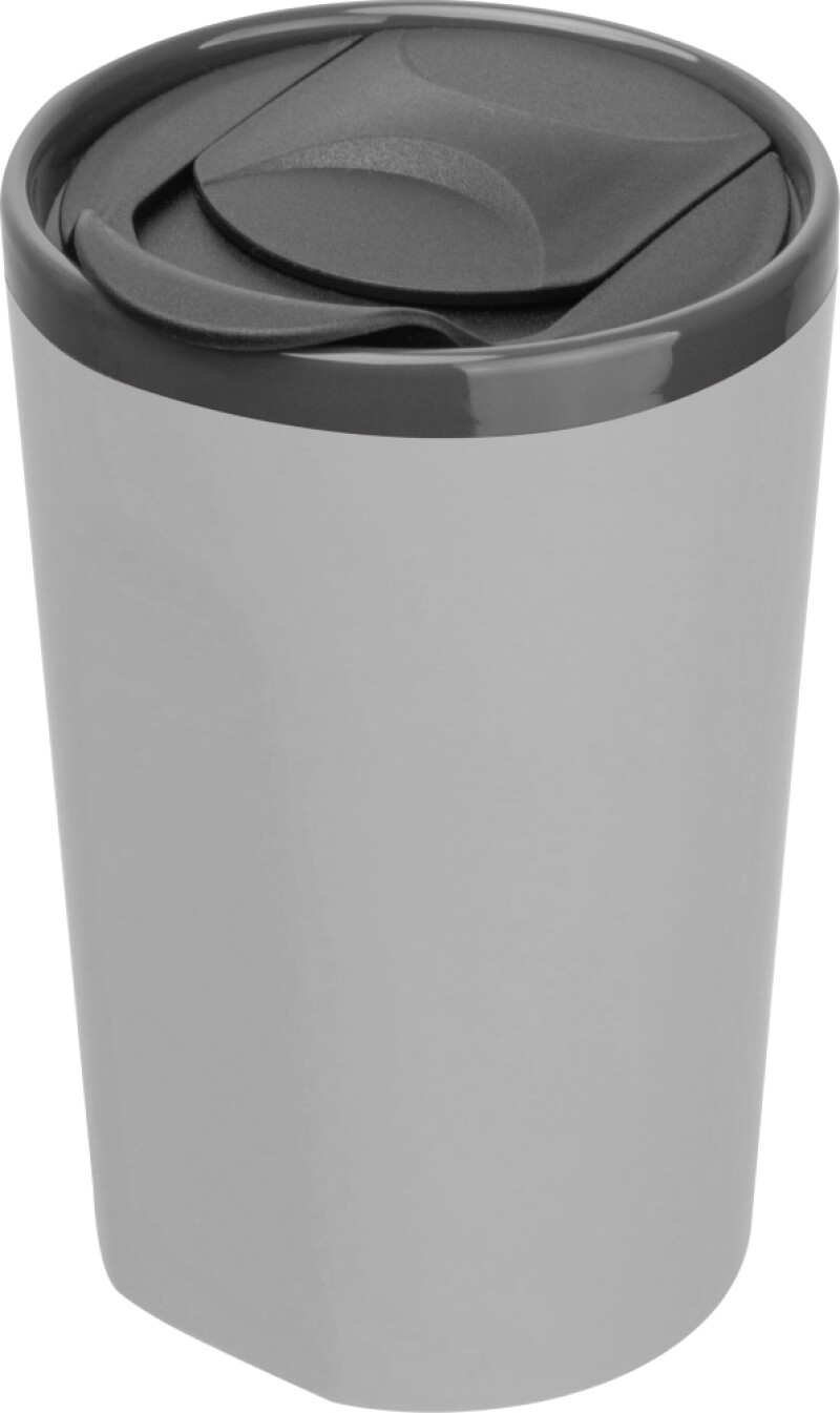 Keramický pohárek 400 ml, šedá