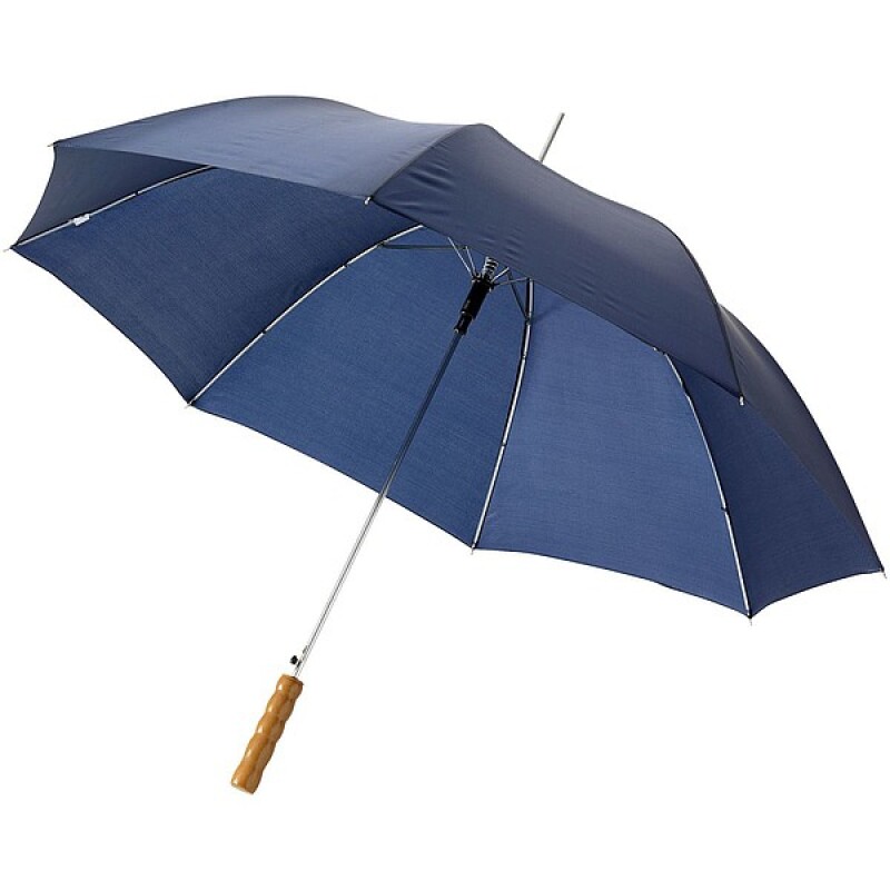 Klasický deštník s dřevěnou rukojetí, průměr 106cm, bílá