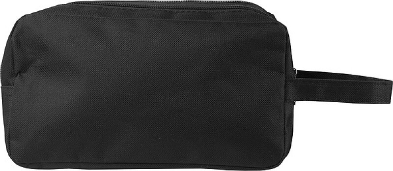Kosmetická taška, 600d polyester, dvě přihrádky na zip