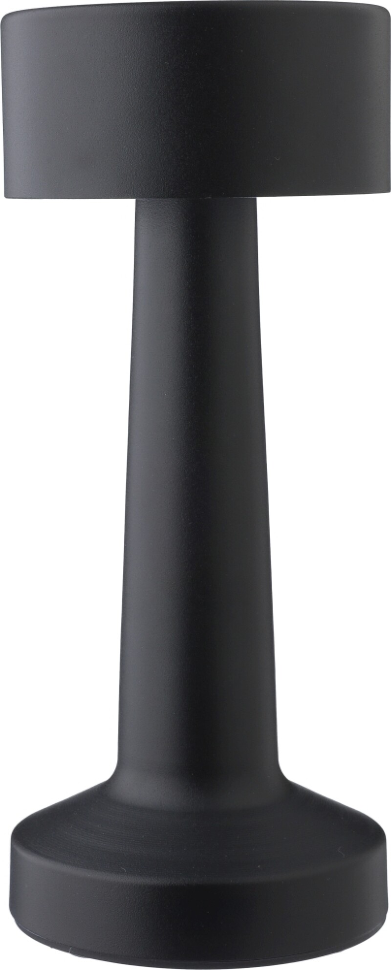Kovová stolní lampa, černá