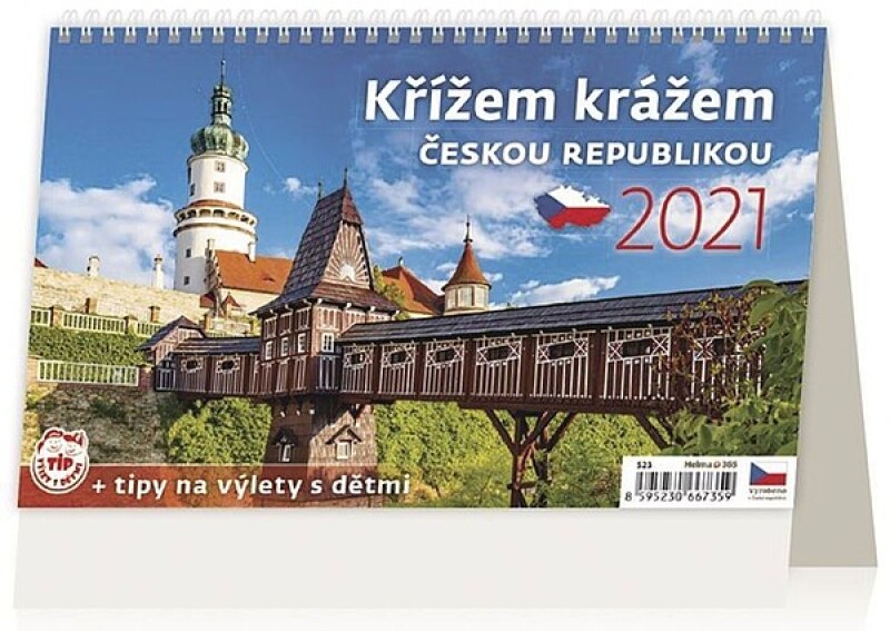 Křížem krážem Českou republikou 2027, stolní kalendář