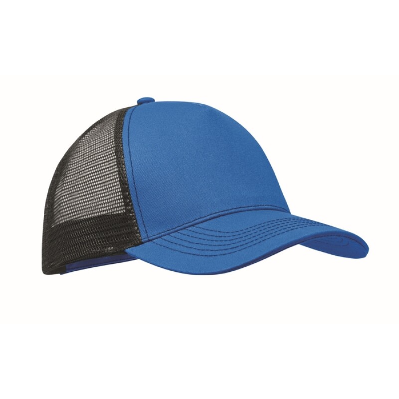 Kšiltovka trucker s 5 panely, královská modrá