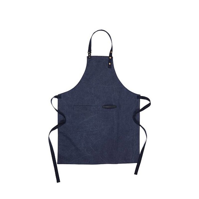 Kuchyňská zástěra z recyklovaných materiálů, námořní modrá