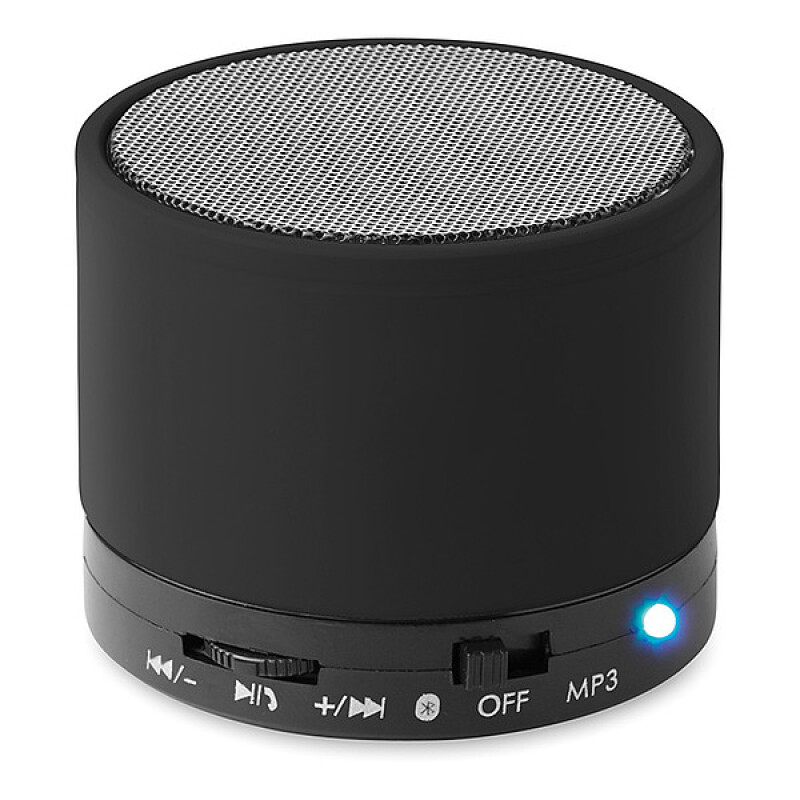 BORTIS Kulatý 3W bluetooth reproduktor, černý