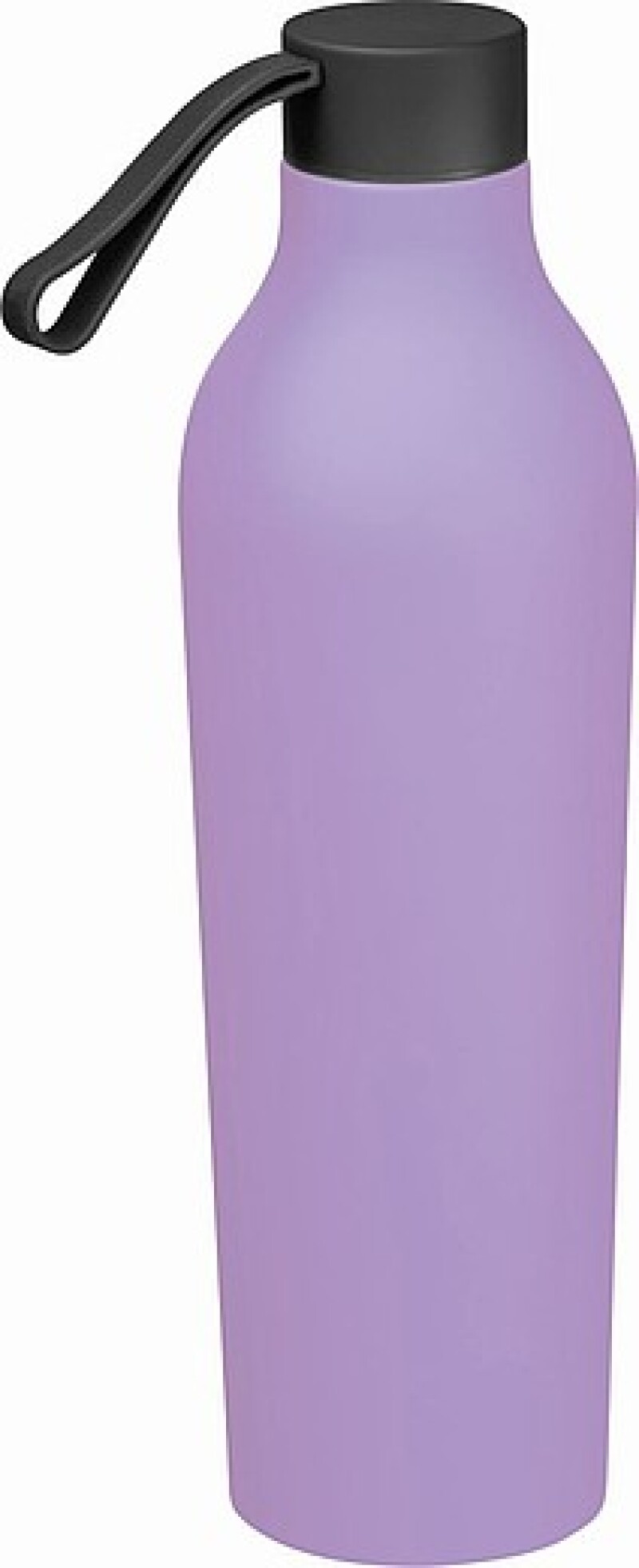 Láhev na pití o objemu 750ml, nerezová, pogumovaná, fialová