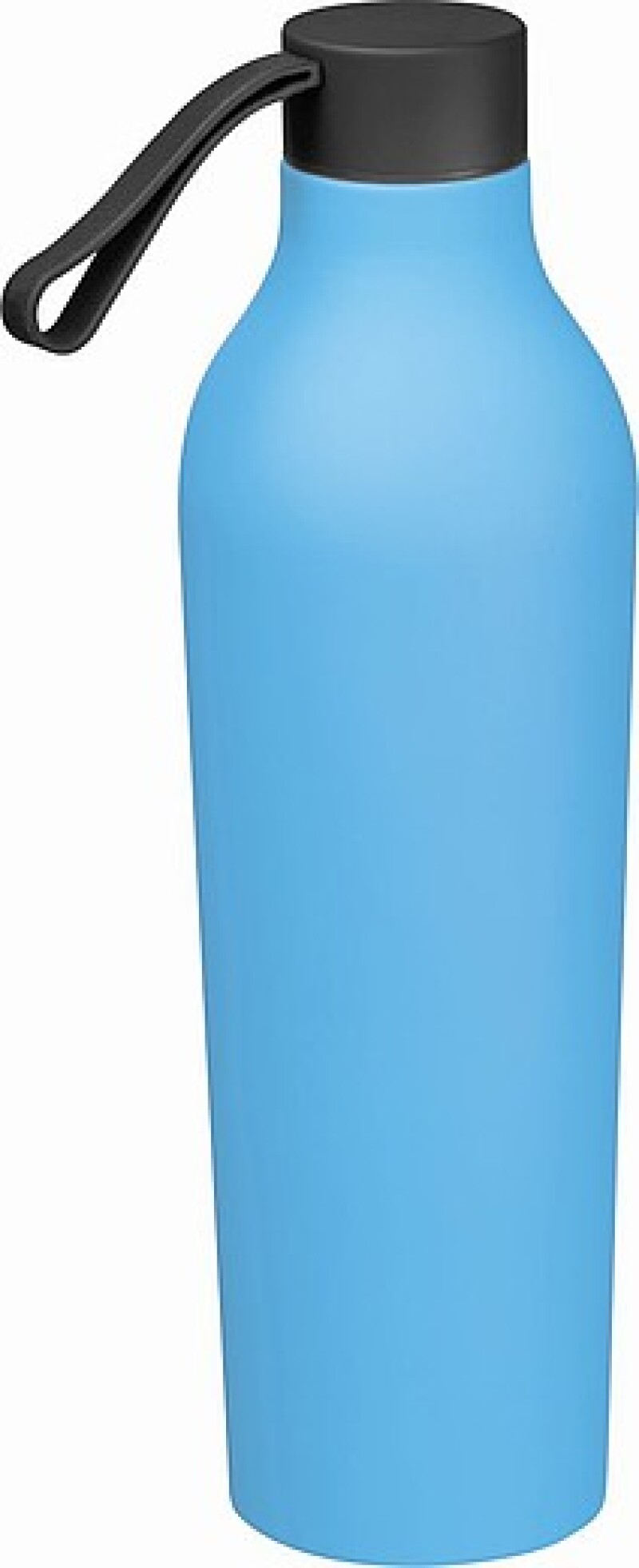 Láhev na pití o objemu 750ml, nerezová, pogumovaná, sv. Modrá