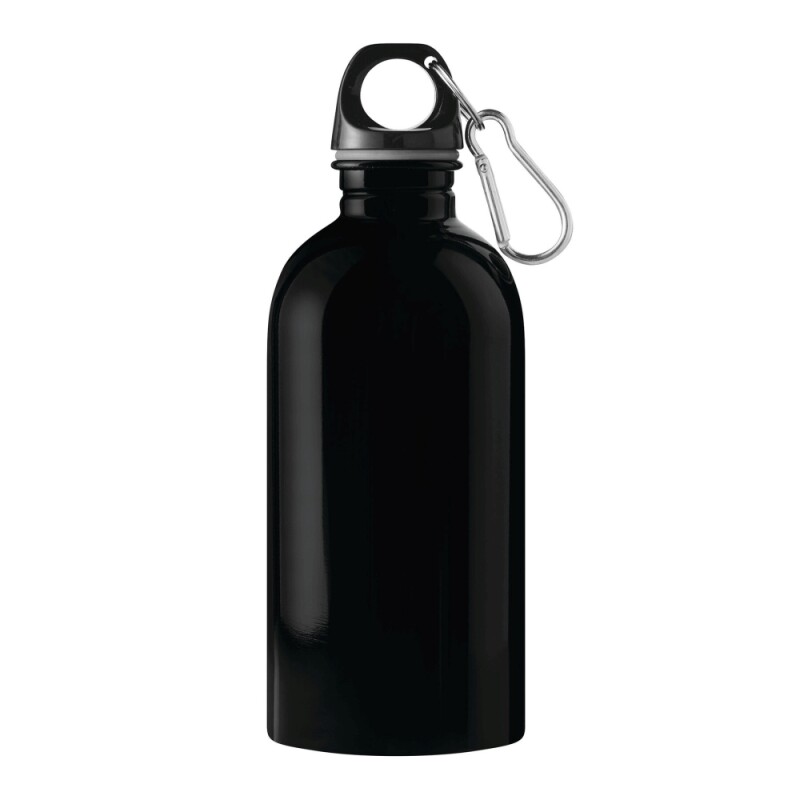Láhev na pití z nerezové oceli 400 ml, černá