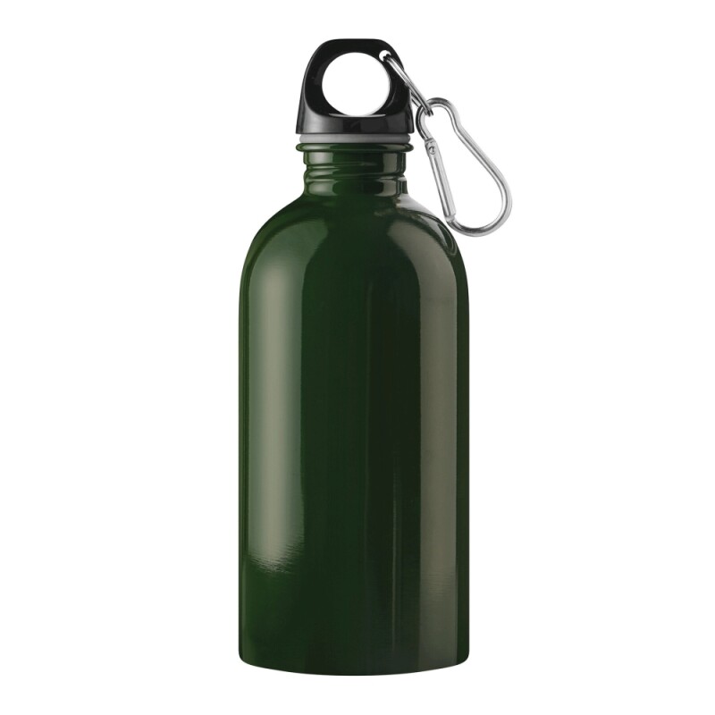 Láhev na pití z nerezové oceli 400 ml, tmavě zelená