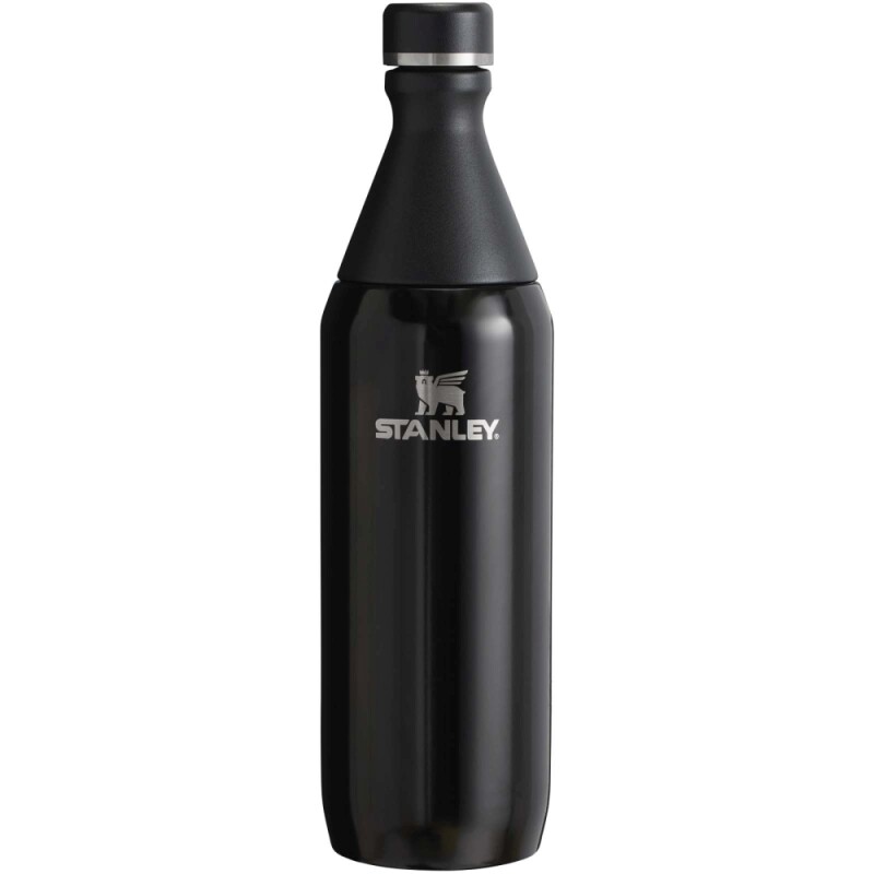 Láhev na vodu 600 ml, černá