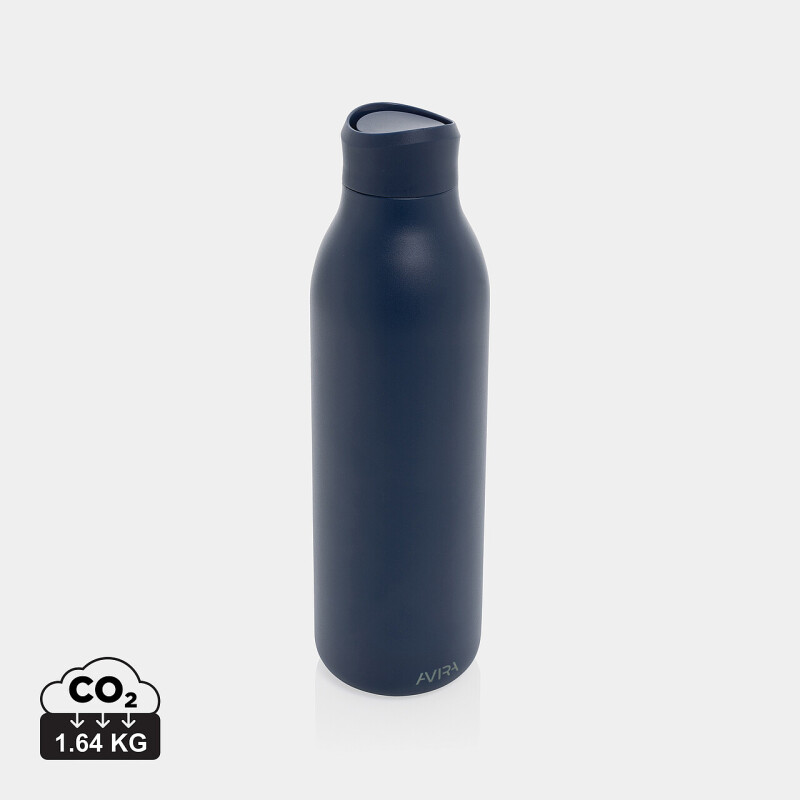 Láhev na vodu 600ml z nerezové oceli, námořní modrá