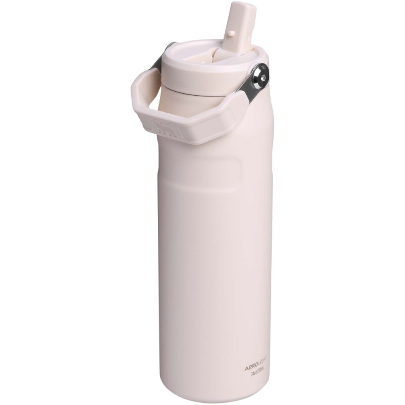 Láhev na vodu vyklápěcím brčkem 700 ml, světle růžová
