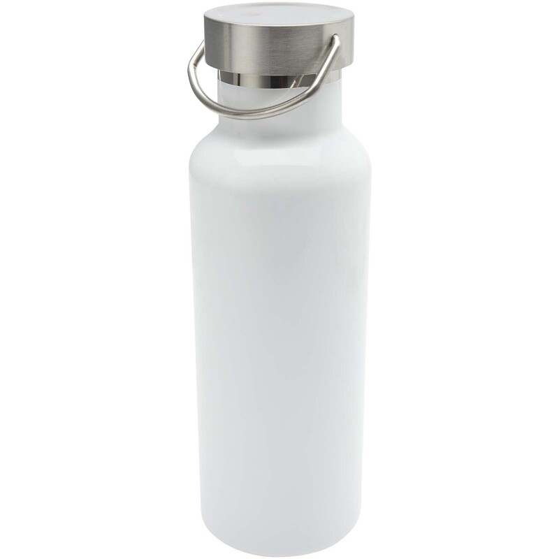 Láhev na vodu z recyklované nerezové oceli vhodná pro sublimační tisk 500 ml, bílá