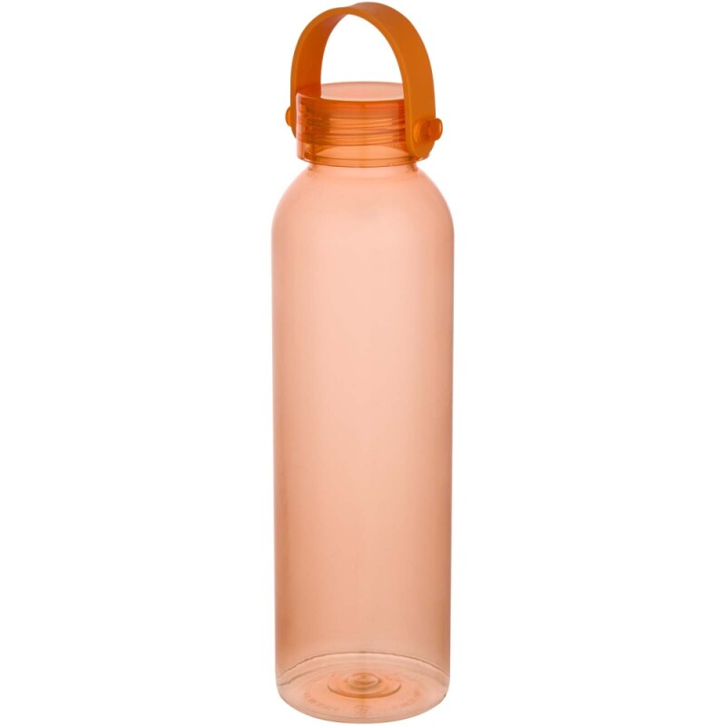 Láhev na vodu z recyklovaného plastu 630ml , oranžová