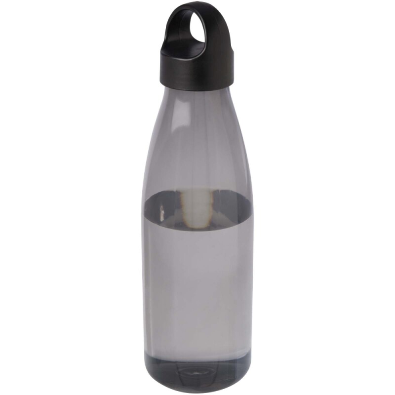 Láhev na vodu z recyklovaného plastu 800 ml, černá
