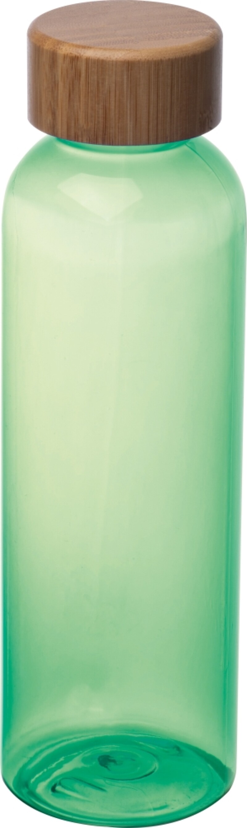 Láhev s bambusovým víčkem 500 ml, zelená