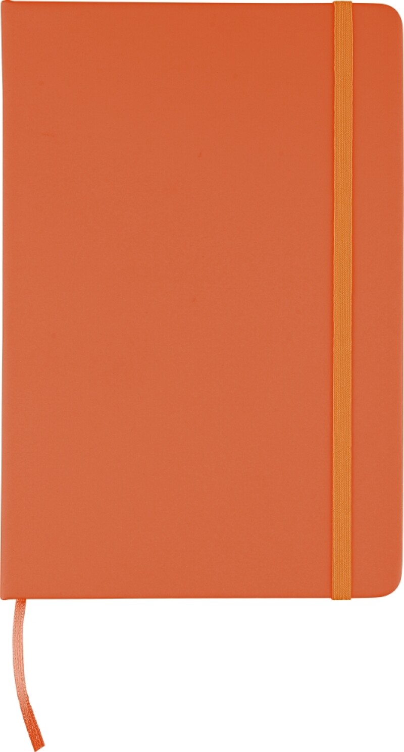 Linkovaný poznámkový blok A5, oranžová