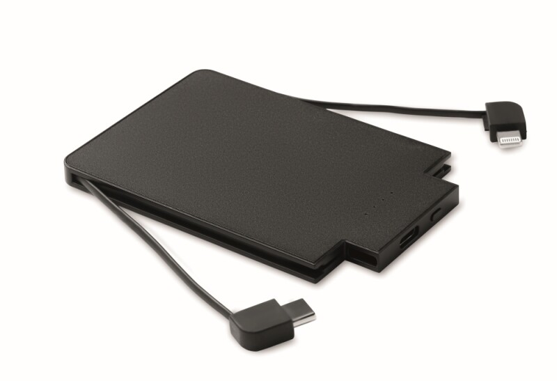 Magnetická powerbanka 2500 mAh, černá