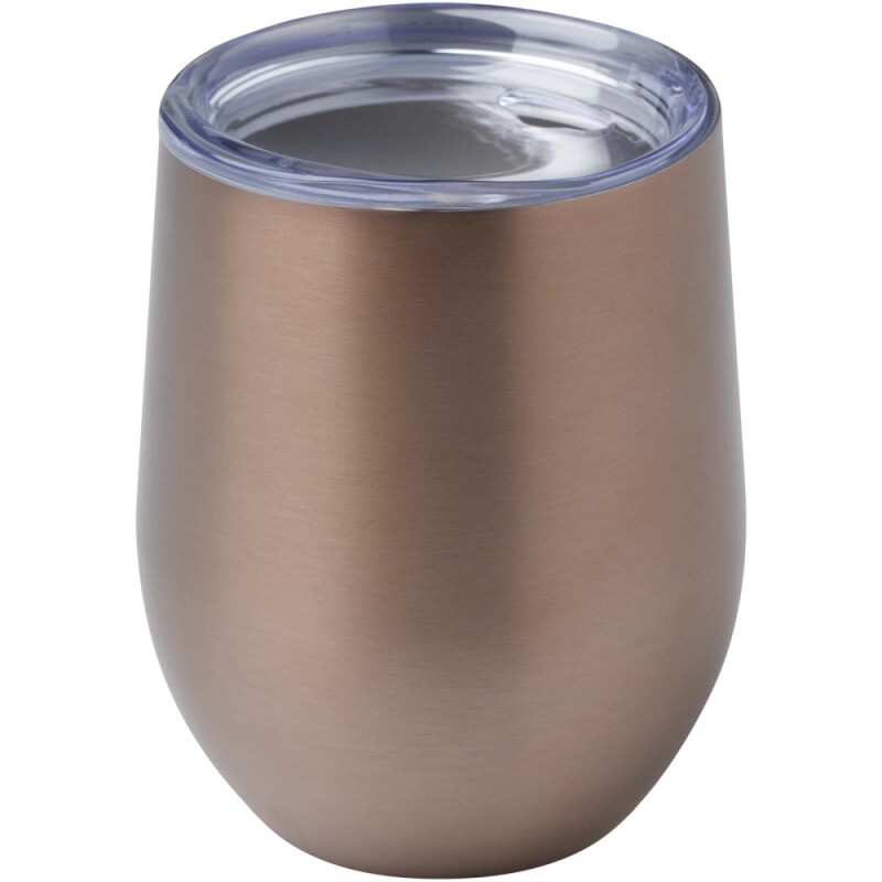 Měděný vakuově izolovaný termohrnek 350ml, hnědá