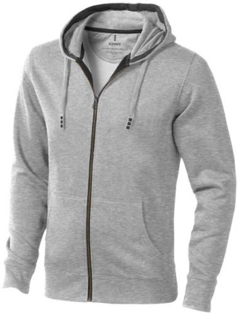Unisex mikina Elevate Arora, velikost M, světle šedý melír