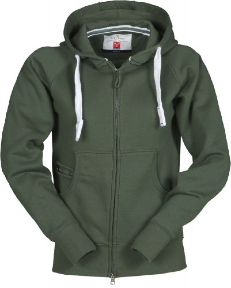 Mikina PAYPER DALLAS+ LADY tmavě zelená, XL
