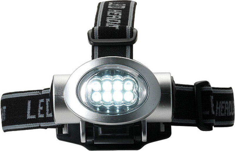 MINERVA Čelovka s 8 LED světly