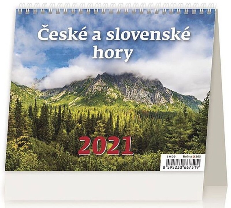 Minimax České a slovenské hory 2027, stolní kalendář