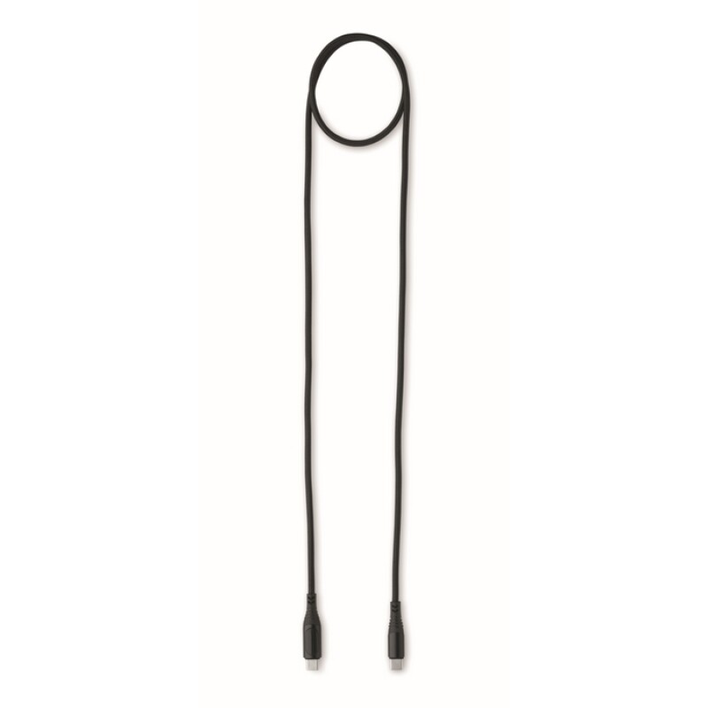 Nabíjecí 100W kabel type-C, černá
