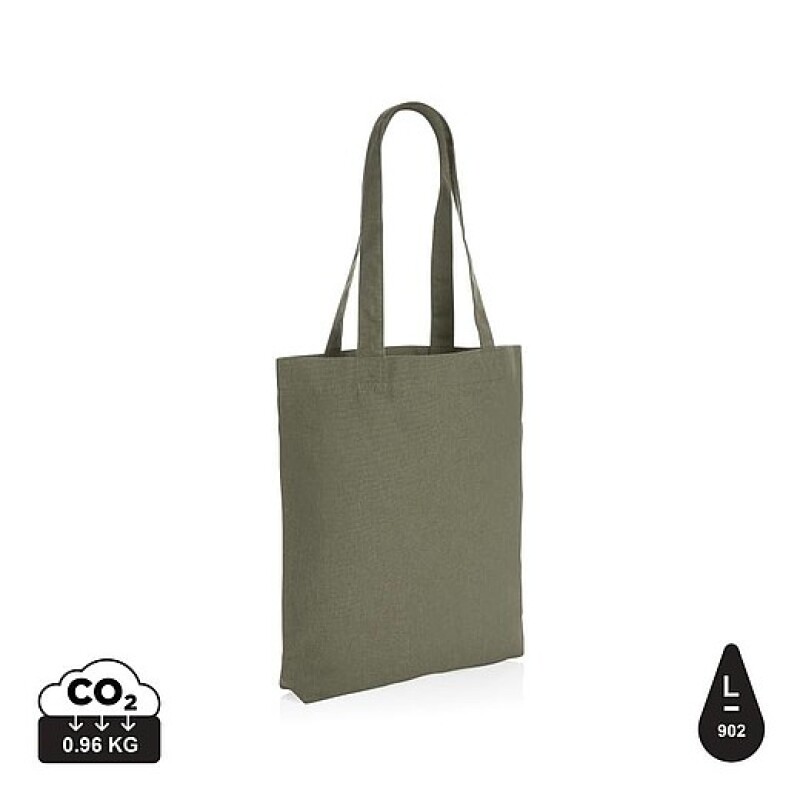 Nákupní taška z recyklovaného materiálu, zelená