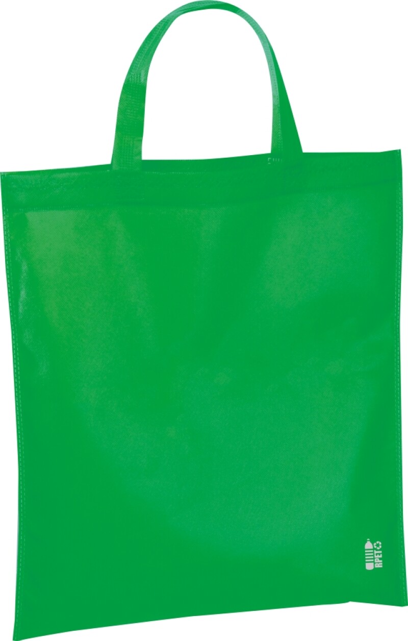 Nákupní taška z recyklovaného netkaného materiálu, zelená