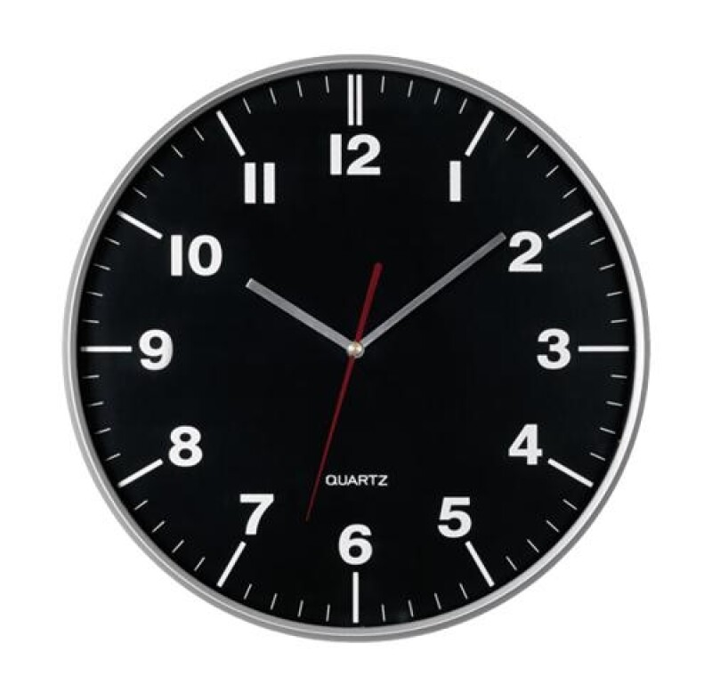 Nástěnné hodiny s tenkým rámem a strojkem Quartz