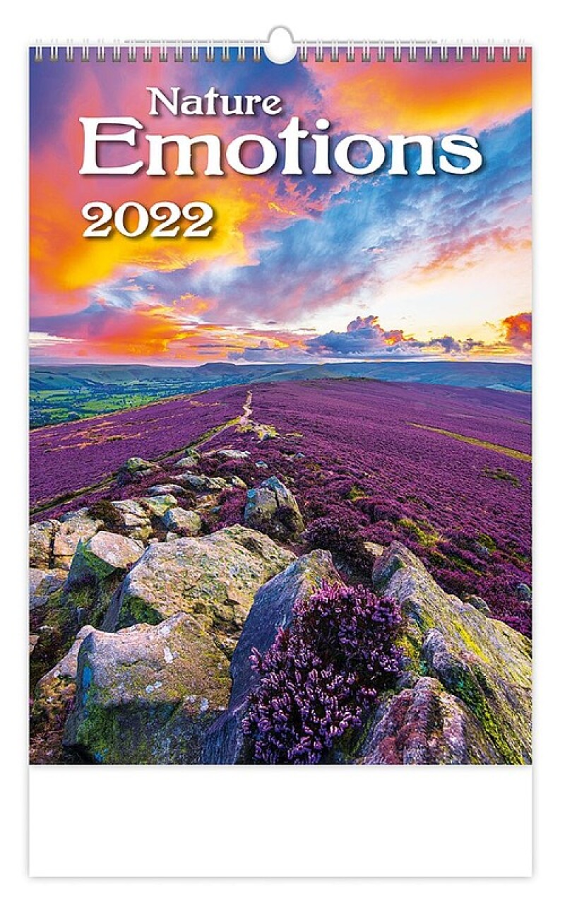 Nature Emotions 2027, nástěnný kalendář, prodloužená záda