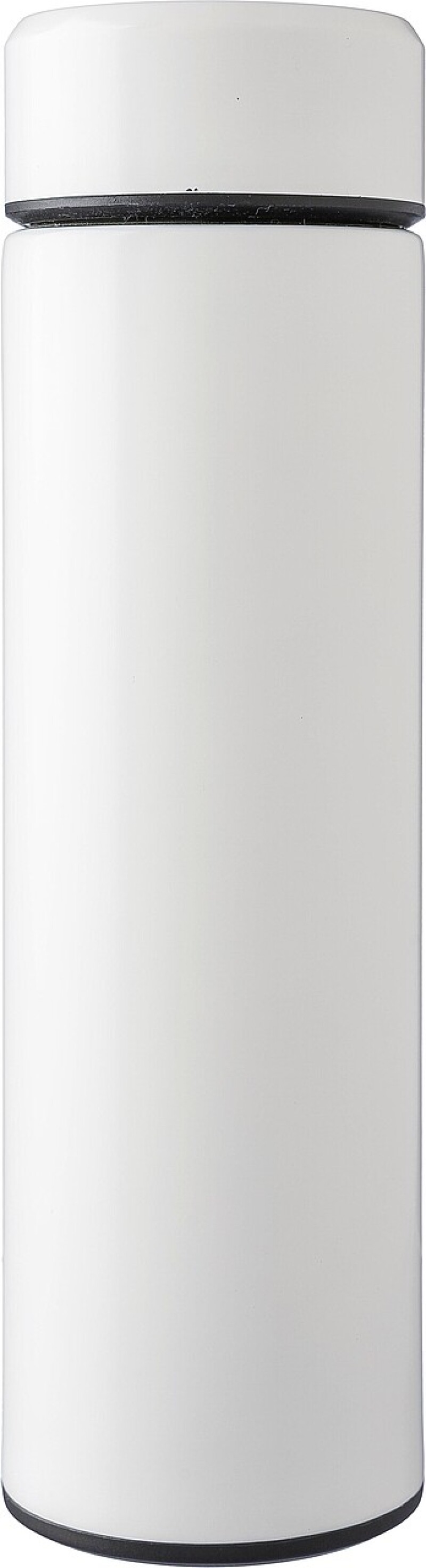 EDESA Dvoustěnná termoska z nerezové oceli, 425 ml, bílá
