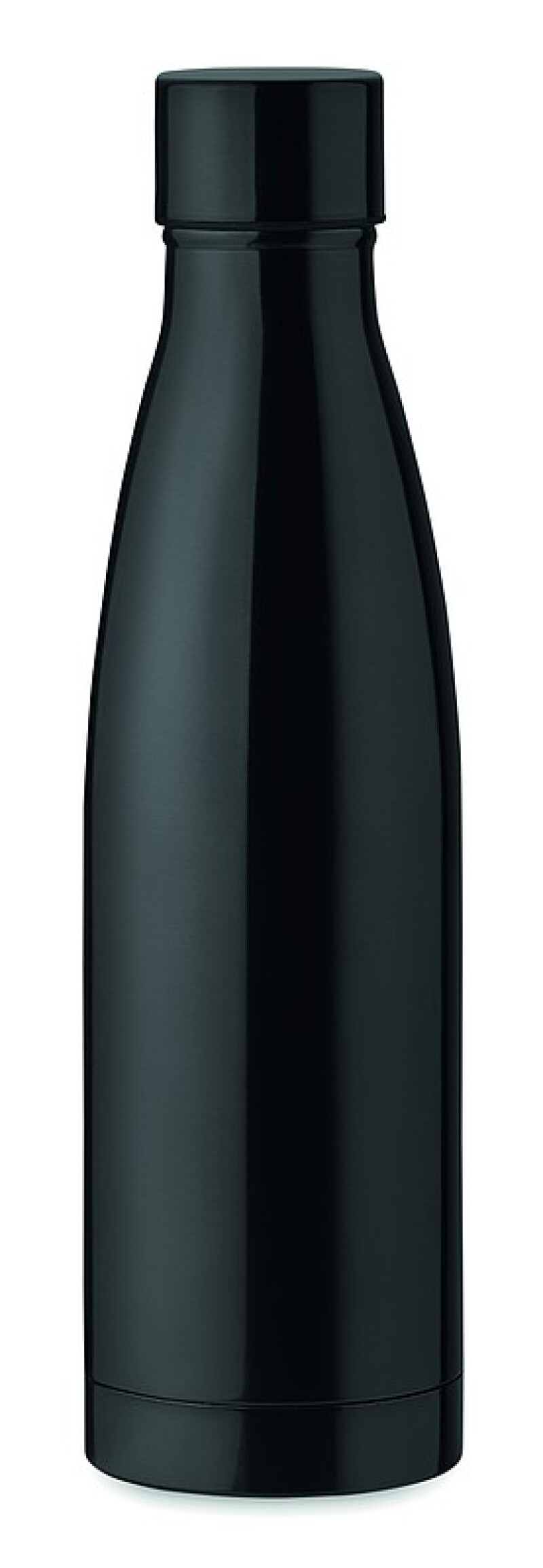 Nerezová dvoustěnná termoska, objem 500ml, černá