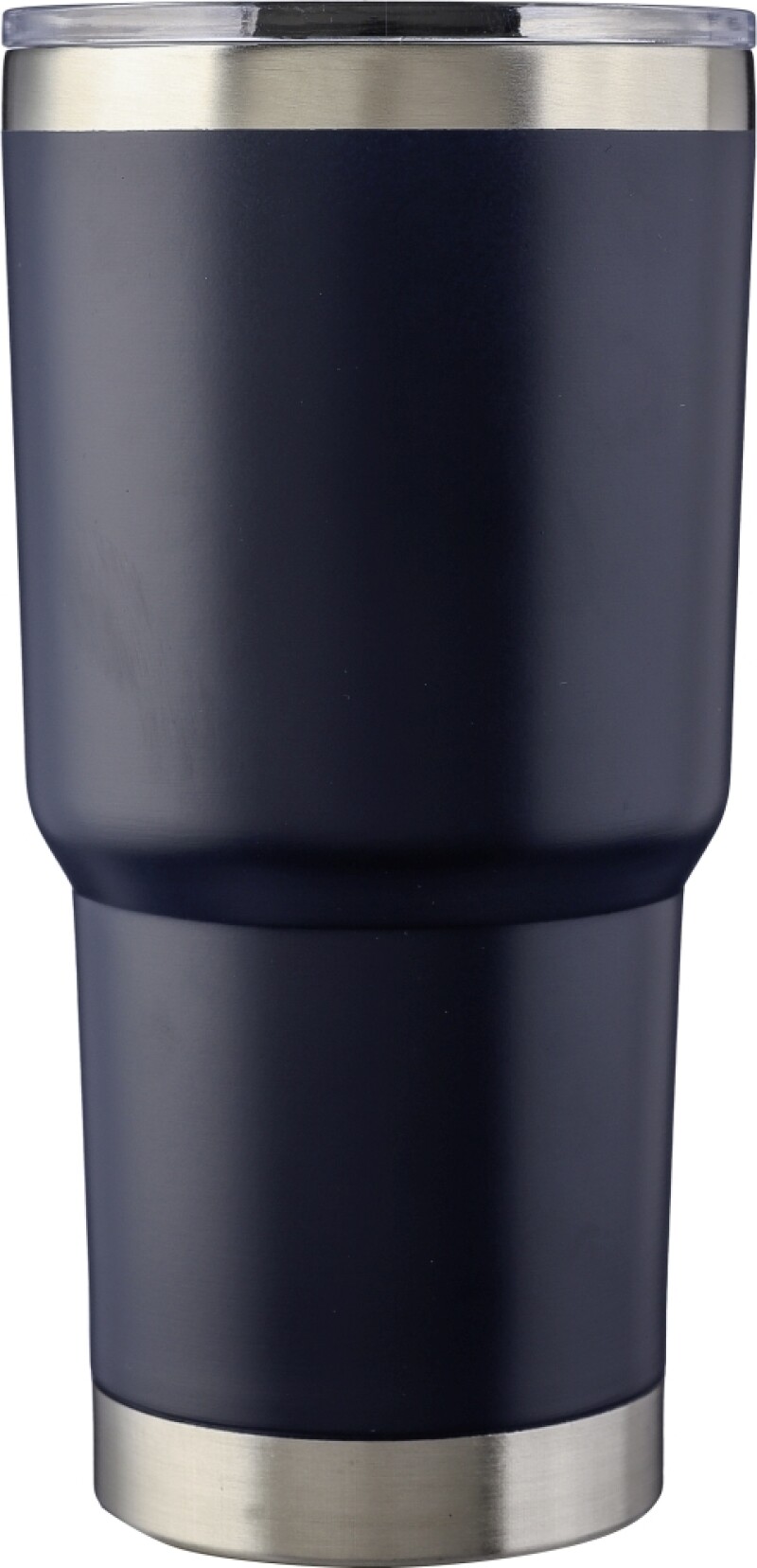 Nerezový dvoustěnný termohrnek 590 ml, modrá