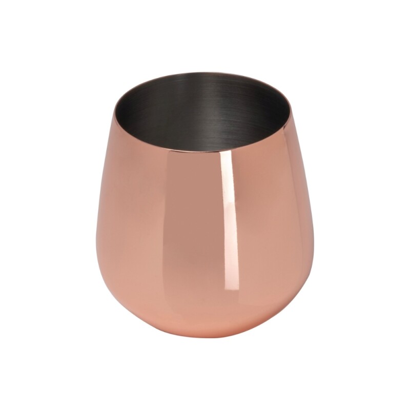 Nerezový pohárek s měděným povrchem 500ml, růžová
