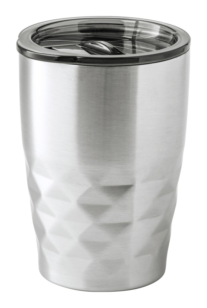 Nerezový termohrnek s měděnou izolací, 350ml, stříbrný