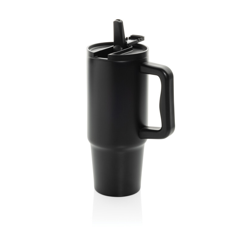 Netekoucí termohrnek z RCS nerezové oceli 900 ml, černá