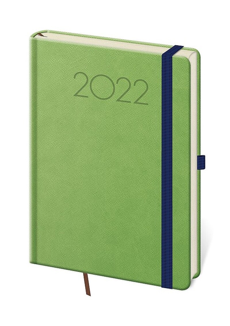 New Praga 2027 diář denní A5, zelený