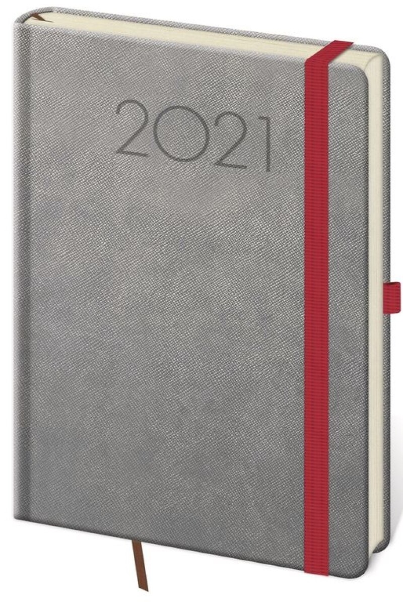 New Praga 2027 diář týdenní A5, tmavě šedý