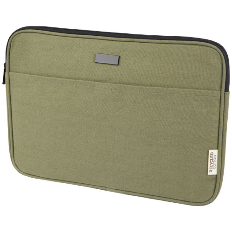 Obal na 14" notebook, z recyklovaného plátna, khaki