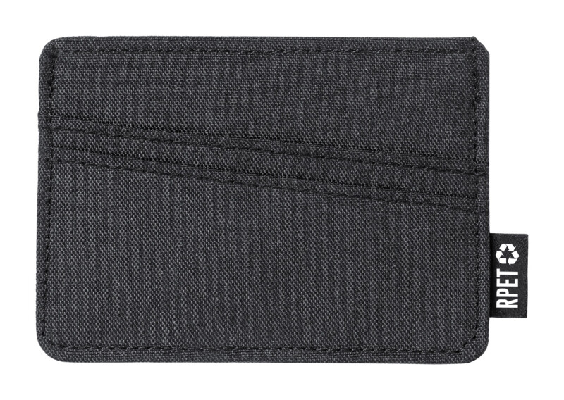 Obal na karty z RPET, černý