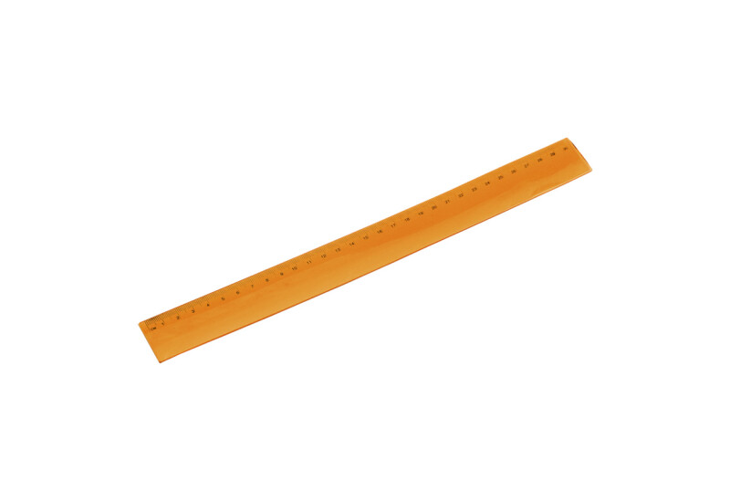 Ohebné pravítko 30cm, oranžové